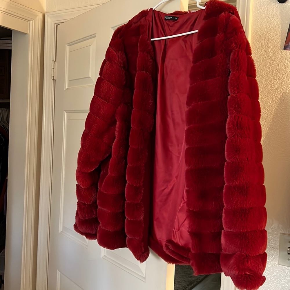 Puffy Soft Red Jacket